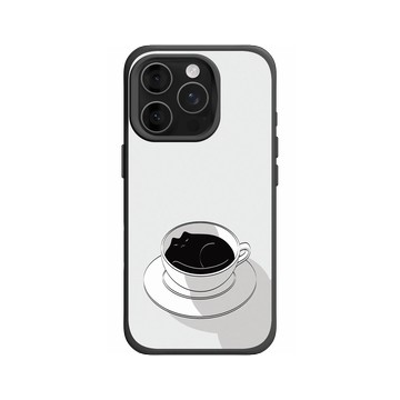 iPhone 16 Pro SolidX 黑 - ilovedoodle (Lim Heng Swee) - Coffee Cat: 喵美式