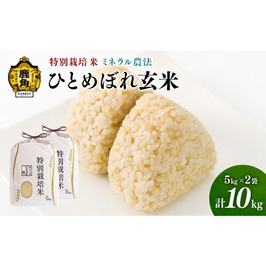 ふるさと納税 秋田県 鹿角市 令和5年産 特別栽培米 ミネラル農法 単一原料米「ひとめぼれ」玄米 10kg（5kg×2袋）●2023年10月下旬発送開始　ミ…