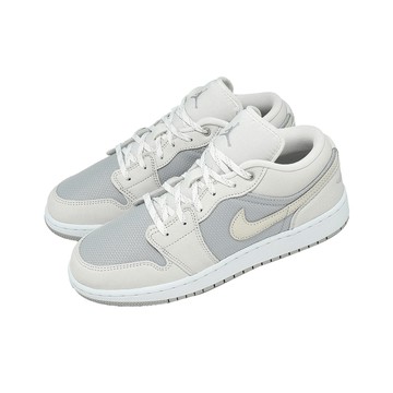 [ACS] Nike 休閒鞋 Air Jordan 1 Low SE GS 大童 女鞋 灰 AJ1 IO2060-100