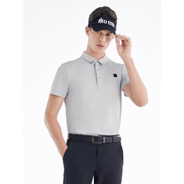 MO EYES魔眼 高爾夫短袖男士運動T恤夏季高彈上衣透氣孔柔軟舒適