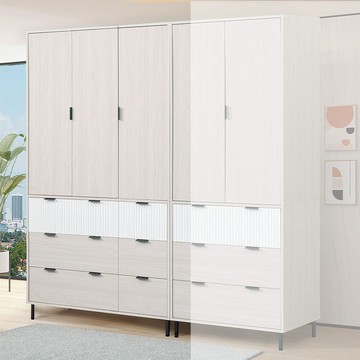 【LOVE樂芙】多赫本4×7尺衣櫥(J208)A25CH0755