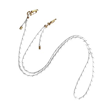 MOOTUN 沐盾 質感金釦 調節掛繩  白灰色  1條