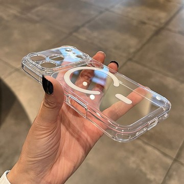 透明亞克力 磁吸 手機殼 防摔殼 保護殼 進口抗黃材質 適用 iPhone 17 16 15 Pro max 蘋果手機殼