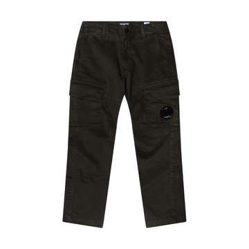 Cp Company - Ivy Green Cotton Stretch Pants