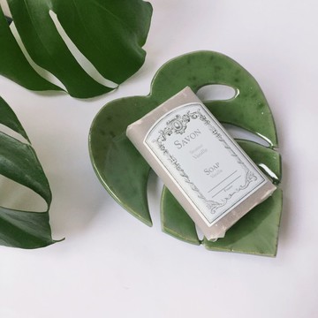 龜背芋手工皂盤  首飾盤