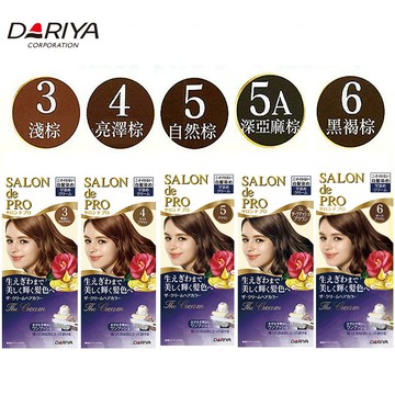 日本Dariya沙龍級白髮專用快速染髮霜