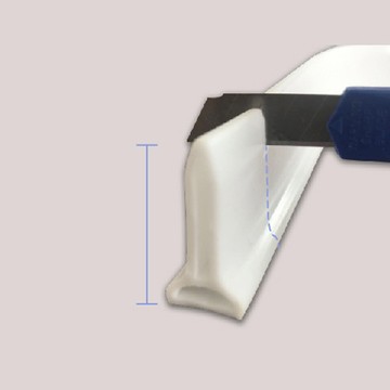 XIXIAN 自粘 30 毫米高浴室止水塞乾濕分離洪水 BER 矽膠阻水壩