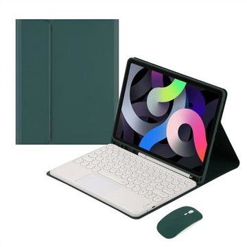 適用新款iPad10代圓帽妙控鍵盤保護套air5藍牙鍵鼠套裝蘋果pro11