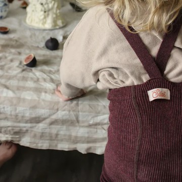 Silly Silas - 復古吊帶褲襪 - Fig - 3~6M