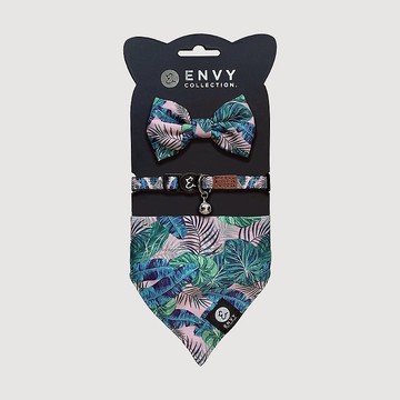 ENVY COLLECTION 貓頸圈 芭蕉葉情迷三件組 調節式 領結 領巾