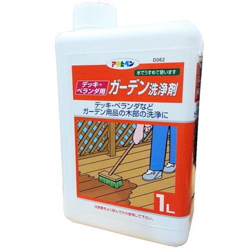 日本製木甲板木陽台水泥地面環保洗淨劑1L（601414）