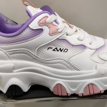 凡得3037透氣單網鞋休閑跑步鞋2024夏輕底運動鞋女鞋