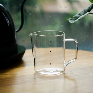 透明拉花杯玻璃刻度打奶泡專用杯咖啡拉花缸量杯尖嘴可微波爐加熱