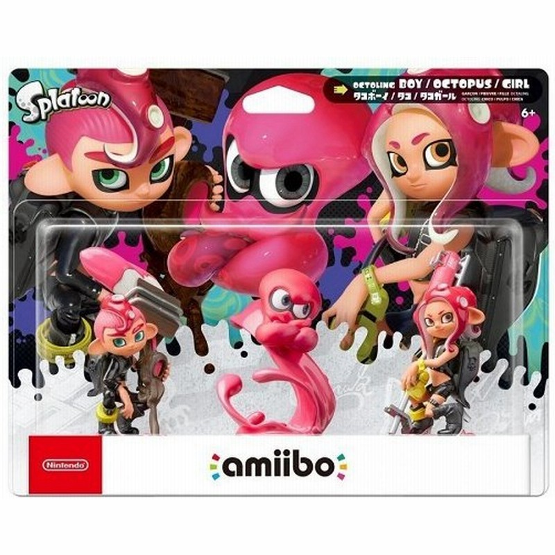 ａｍｉｉｂｏ トリプルセット タコガール タコ タコボーイ スプラトゥーンシリーズ ネコポス便不可 ２０１８年発売 新品 通販 Lineポイント最大0 5 Get Lineショッピング