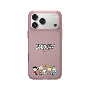 iPhone 17 Pro Max Clear (相機按鈕) 晶醺玫 - 史努比 Snoopy - 經典-Snoopy齊聚時光