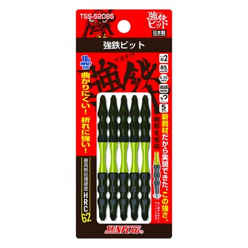 SUNFLAG 新龜 強鐵 金牛角 起子頭 TSS-52085 PH2 x 85mm  5支