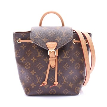 LOUIS VUITTON LV 路易威登 棕色 原花帆布 Montsouris BB 後背包 M45502 【二手名牌BRAND OFF】