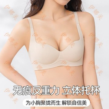 【臺灣出貨👙】579升杯內衣女士小胸聚攏上託收副乳調整型防下垂文胸透氣無痕【伊娜美】