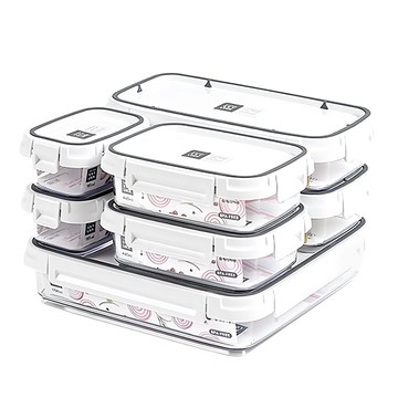 昌信生活 SKYLOCK 密扣保鮮盒  7個  1組