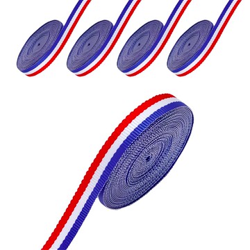 indi.k 法國國旗三色緞帶 寬10mm  5個  4.5m  法國國旗