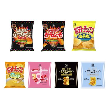 【粿女兒商行】🔥現貨 湖池屋 卡辣姆久（平切/厚切） /海苔鹽/玉米濃湯/清爽梅子/松露干貝/極品岩鹽