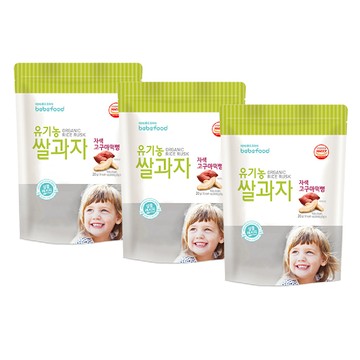 韓國bebefood寶寶福德 - 米餅-紅薯*3