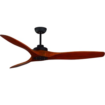 L01-21009A 柚木黑 【DC直流變頻】34、42、52、60吋實木葉片吊扇