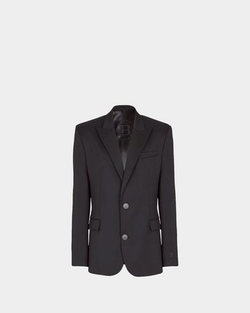 BALMAIN 經典剪裁羊毛西裝外套 - 46