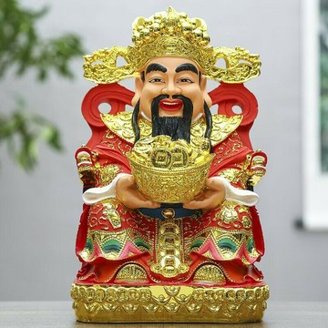 佛像 宗教擺件 家居擺件居家財神爺家用佛像供奉佛像招財擺件店鋪開業送禮比干文財神像