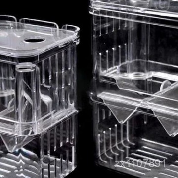 魚缸隔離盒孔雀魚孵化盒熱帶魚小魚幼魚孵化盒大號小號獨立斑馬魚SIXZX04