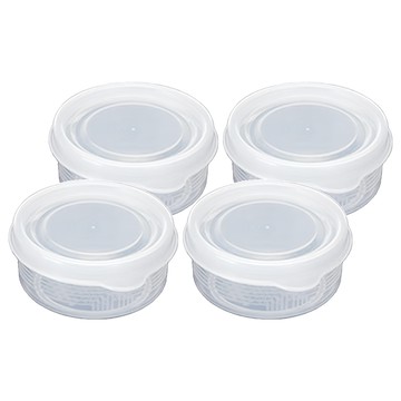 NAKAYA S型圓形保鮮盒 K203 70ml  4個  1組