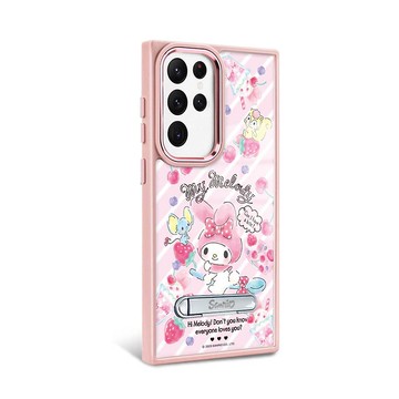 三麗鷗 S24/S23系列 軍規防摔鋁合金鏡頭框立架-甜點美樂蒂-粉框