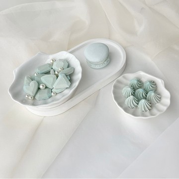 【人魚眼淚】石膏擴香石 草綠 擴香石 香氛磚 擺飾 香氛 婚禮小物