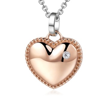 項鍊．愛心．白鋼．客製刻字．新年禮物