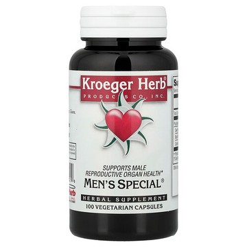 Kroeger Herb Co, Men's Special®，100 粒素食膠囊