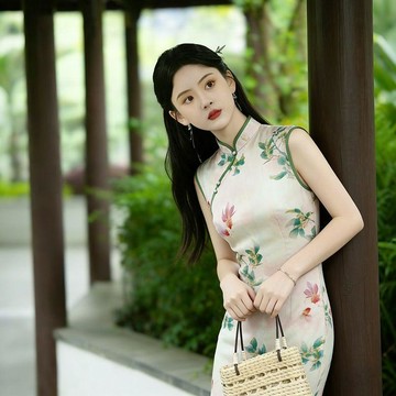 爆款實用必買👍老上海收腰旗袍典雅長款民國風女2026新款春夏日常改良新中式ZY12