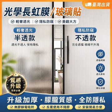 【現貨🏆贈刮板】長虹玻璃貼 光學6D靜電玻璃貼 玻璃貼膜 玻璃貼紙 透光不透明磨砂貼紙 窗貼壁貼 防走光浴室衛生間貼紙