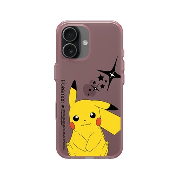 iPhone 17 Clear (相機按鈕) 晶醺玫 - 寶可夢 Pokemon - 微笑皮卡丘