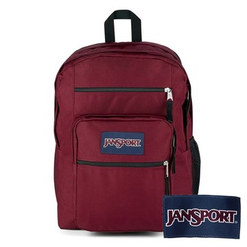 【JANSPORT】BIG STUDENT後背包34L『酒紅』0A47JK 戶外 露營 健行 休閒 時尚 旅遊 書包 後背包