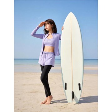 夏季新款女士分體潛水服女運動套裝水母沖浪速干防曬浮潛戶外運動