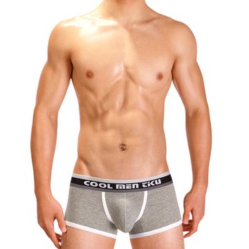 TIKU 梯酷 ~ 陽光男孩 95%棉質平口男內褲 -灰 (GC1228)