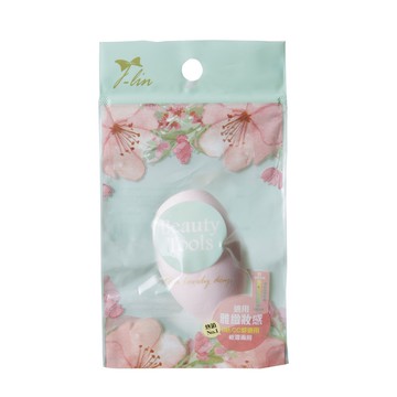 【J-LIN 】Drop PeachPuff 美妝蛋｜熱銷款｜水滴型粉撲｜上妝不卡粉｜服貼柔軟｜乾濕兩用｜彩妝工具推薦