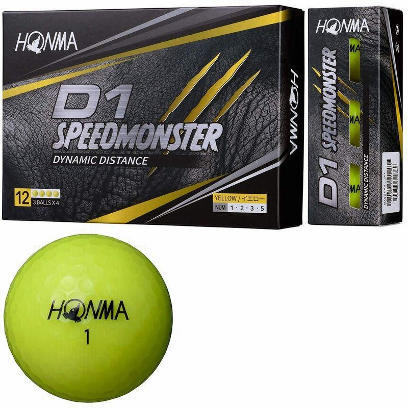 偉大な HONMA D1 ゴルフボール 1ダース ホンマゴルフ ホンマ イエロー HONMA D1 ゴルフボール 1ダース ホンマゴルフ ホンマ イエロー