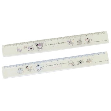Kamio 三麗鷗 塑膠直尺 17cm