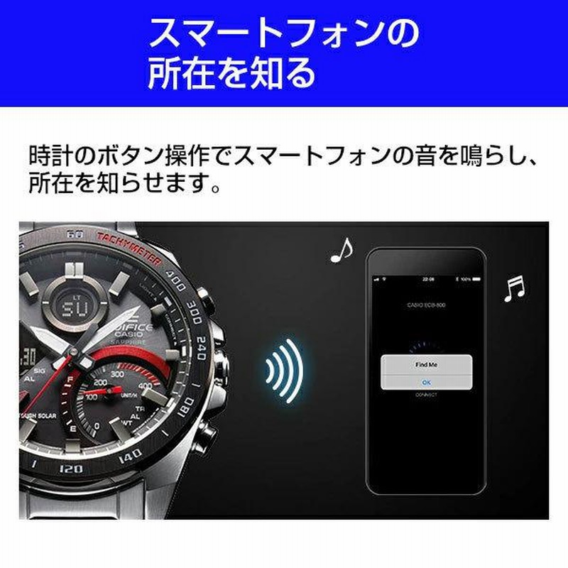 CASIO EDIFICE ECB-900DB-1B タフソーラー メンズウォッチ CASIO EDIFICE ECB-900DB-1B タフソーラー メンズウォッチ