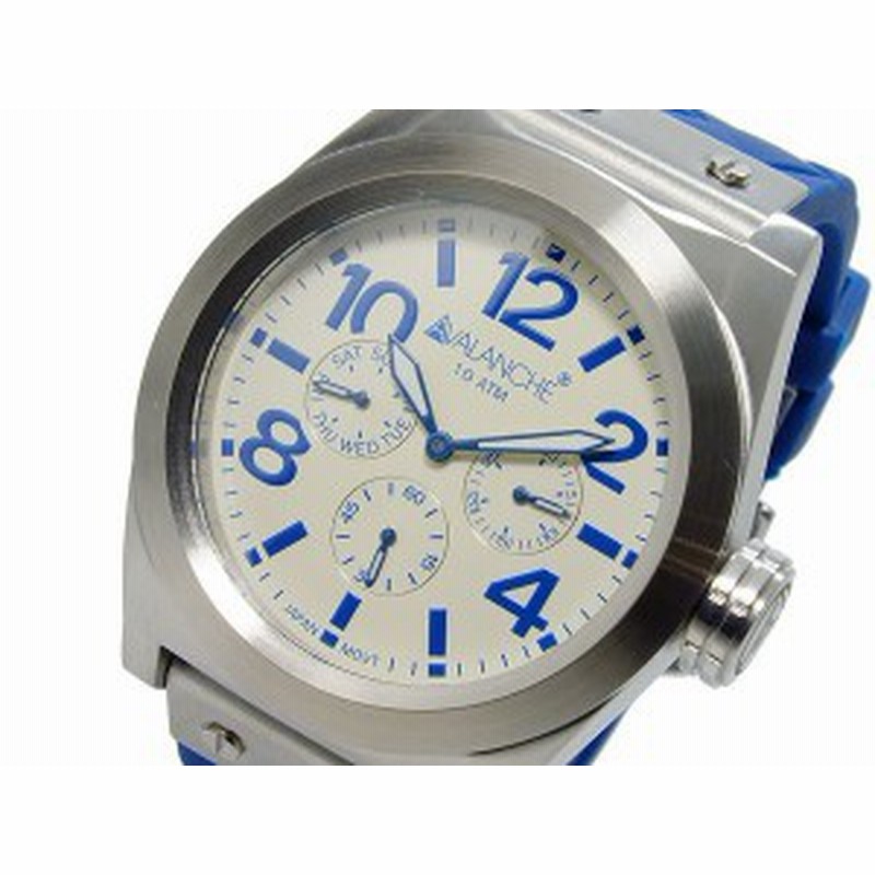 アバランチ 腕時計 メンズ Avalanche 時計 Av1027 Busil ホワイト ブルー 白 青 人気 ブランド 男性 ギフト プレゼント 通販 Lineポイント最大1 0 Get Lineショッピング