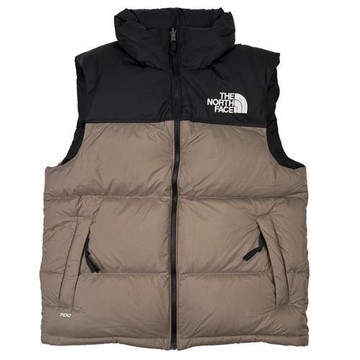 The North Face 北面 羽絨背心外套 男裝 1996 防潑水 美規 黑棕 NF0A3JQQDHL