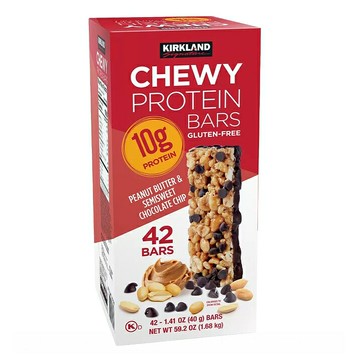 [COSCO代購6]  C1377067 科克蘭 花生巧克力口味蛋白棒 40公克 X 42入