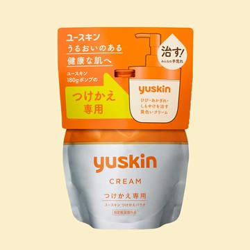 Yuskin 悠斯晶乳霜180g替換補充包 (180g按壓瓶專用)-贈柚花護手霜50g(26.01)