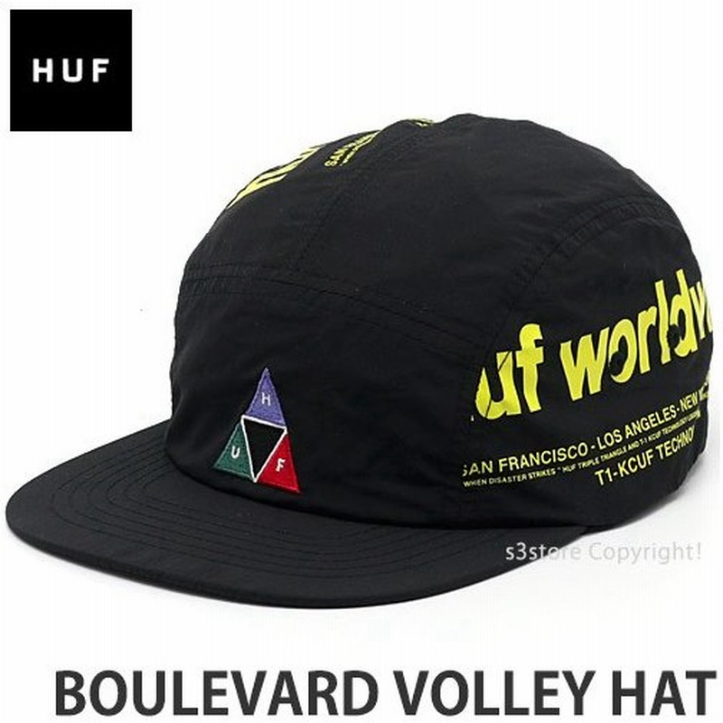 ハフ ハット Huf Boulevard Volley Hat スケートボード スケボー キャップ 帽子 アパレル ストリート コーデ Skate カラー Black サイズ Os 通販 Lineポイント最大0 5 Get Lineショッピング